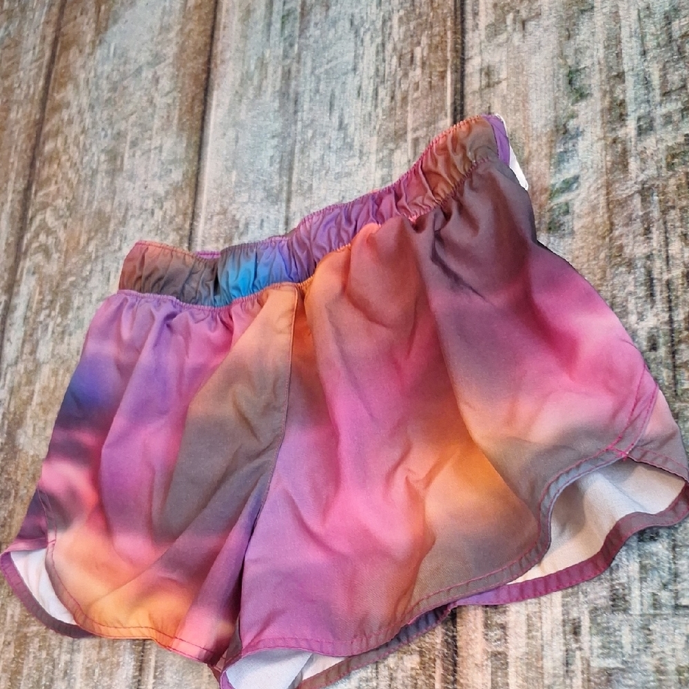 Pink/Orange Athletic Shorts. NWT Size XS